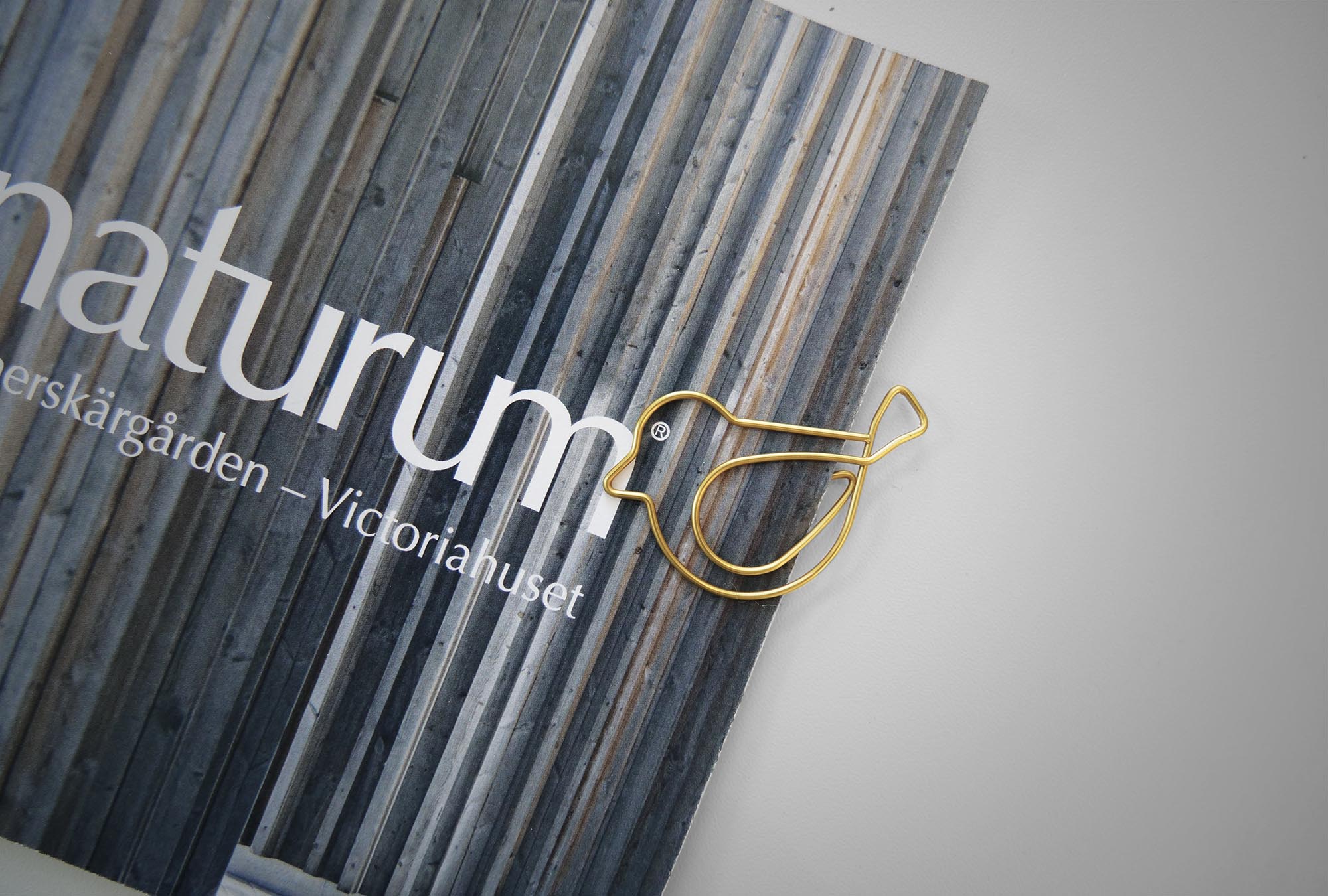Naturum broschyr folder med gem